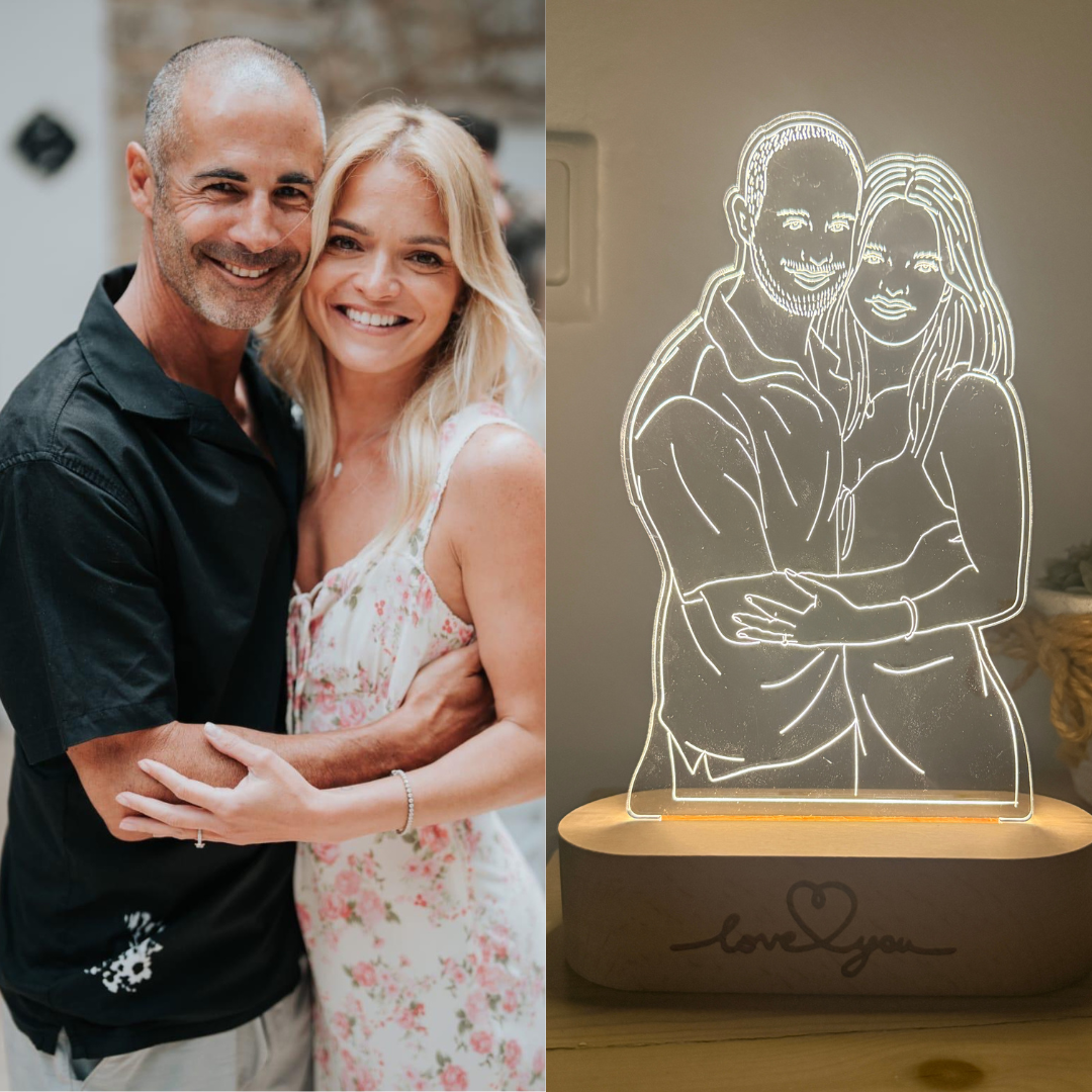 Glow In Love™ Custom Photo Lamp ✨