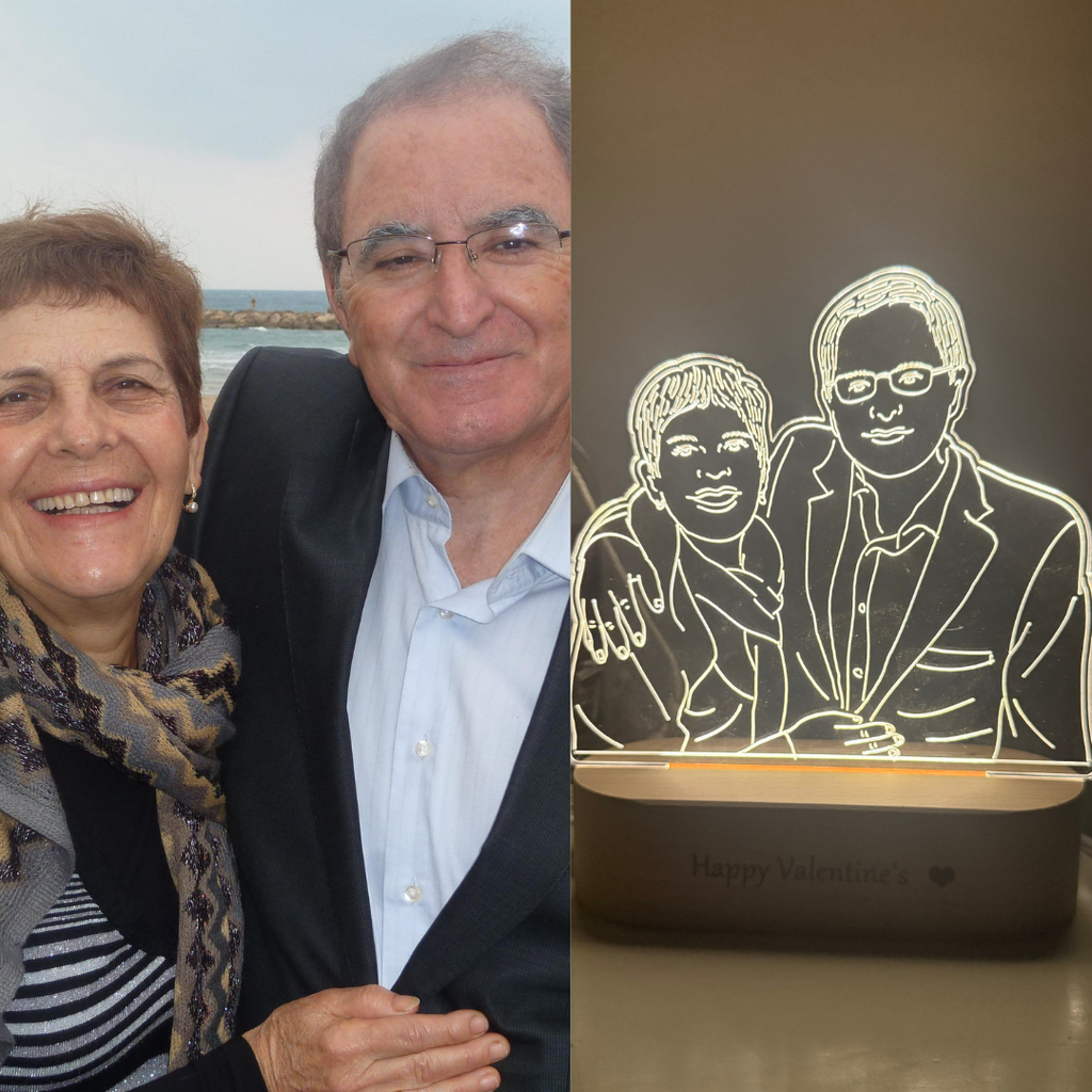 Glow In Love™ Custom Photo Lamp ✨